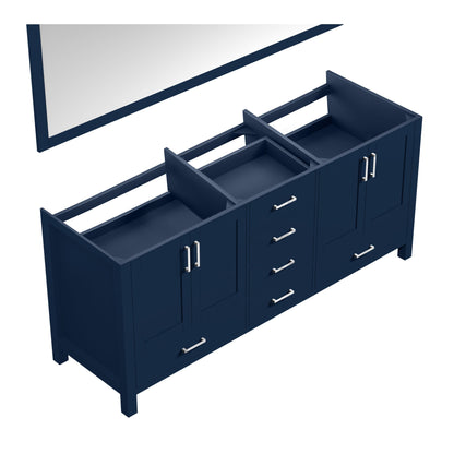 Jacques 80 in. W x 22 in. D Navy Blue Double Bath Vanity