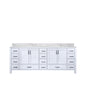 Jacques 84 in. W x 22 in. D White Double Bath Vanity