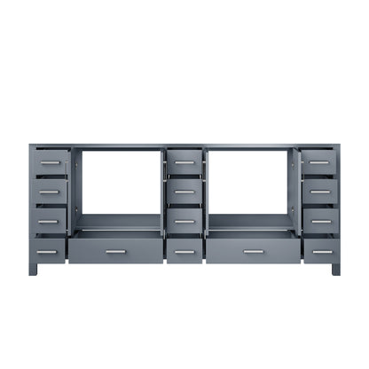 Jacques 84 in. W x 22 in. D Dark Grey Double Bath Vanity
