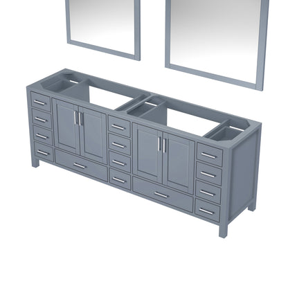 Jacques 84 in. W x 22 in. D Dark Grey Double Bath Vanity
