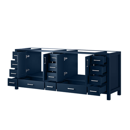 Jacques 84 in. W x 22 in. D Navy Blue Double Bath Vanity
