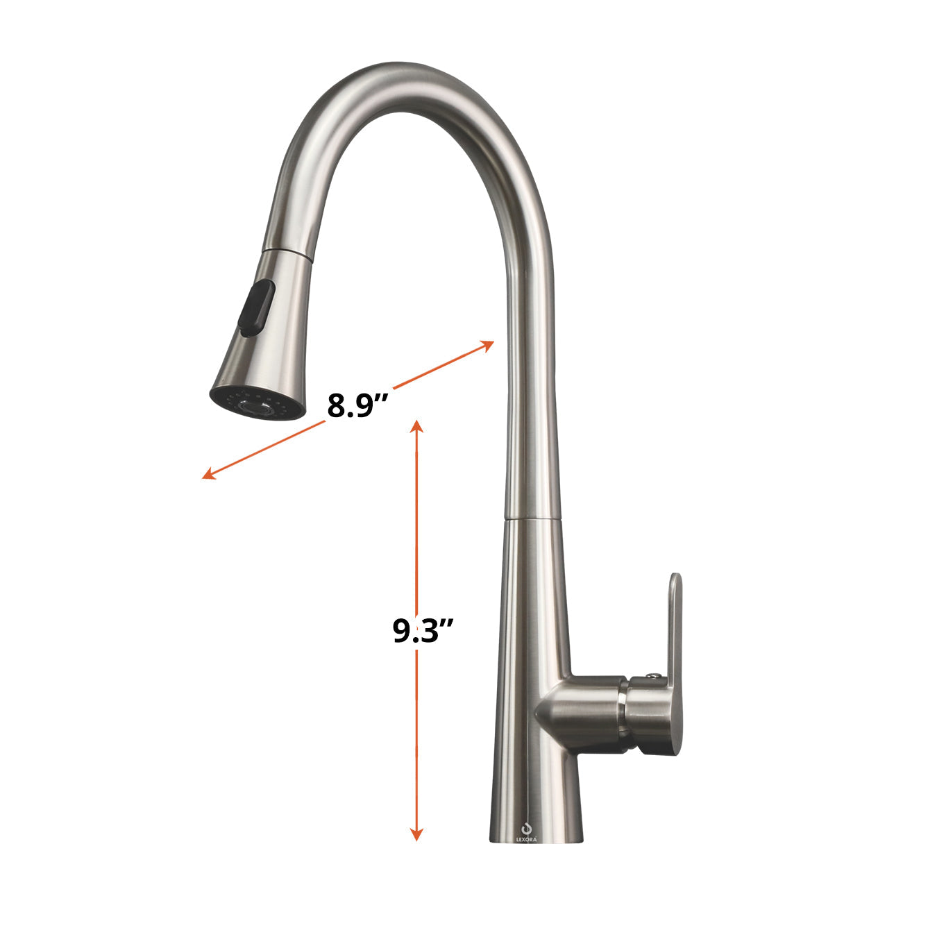 Furio Brass Single-Handle Pull-Down Spray Kitchen Faucet