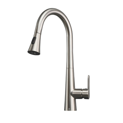 Furio Brass Single-Handle Pull-Down Spray Kitchen Faucet