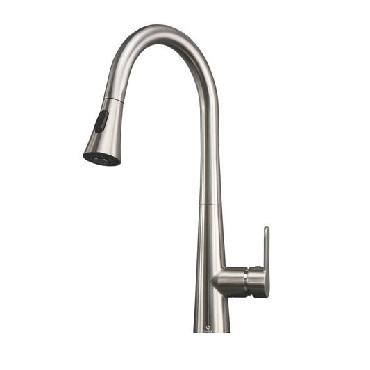 Furio Brass Single-Handle Pull-Down Spray Kitchen Faucet