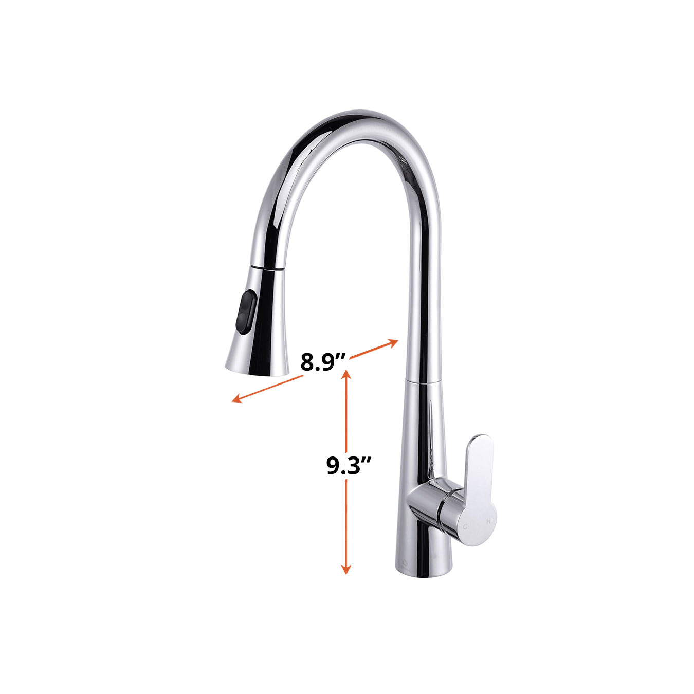 Furio Brass Single-Handle Pull-Down Spray Kitchen Faucet