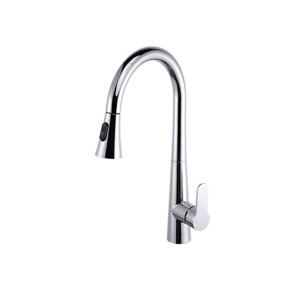Furio Brass Single-Handle Pull-Down Spray Kitchen Faucet