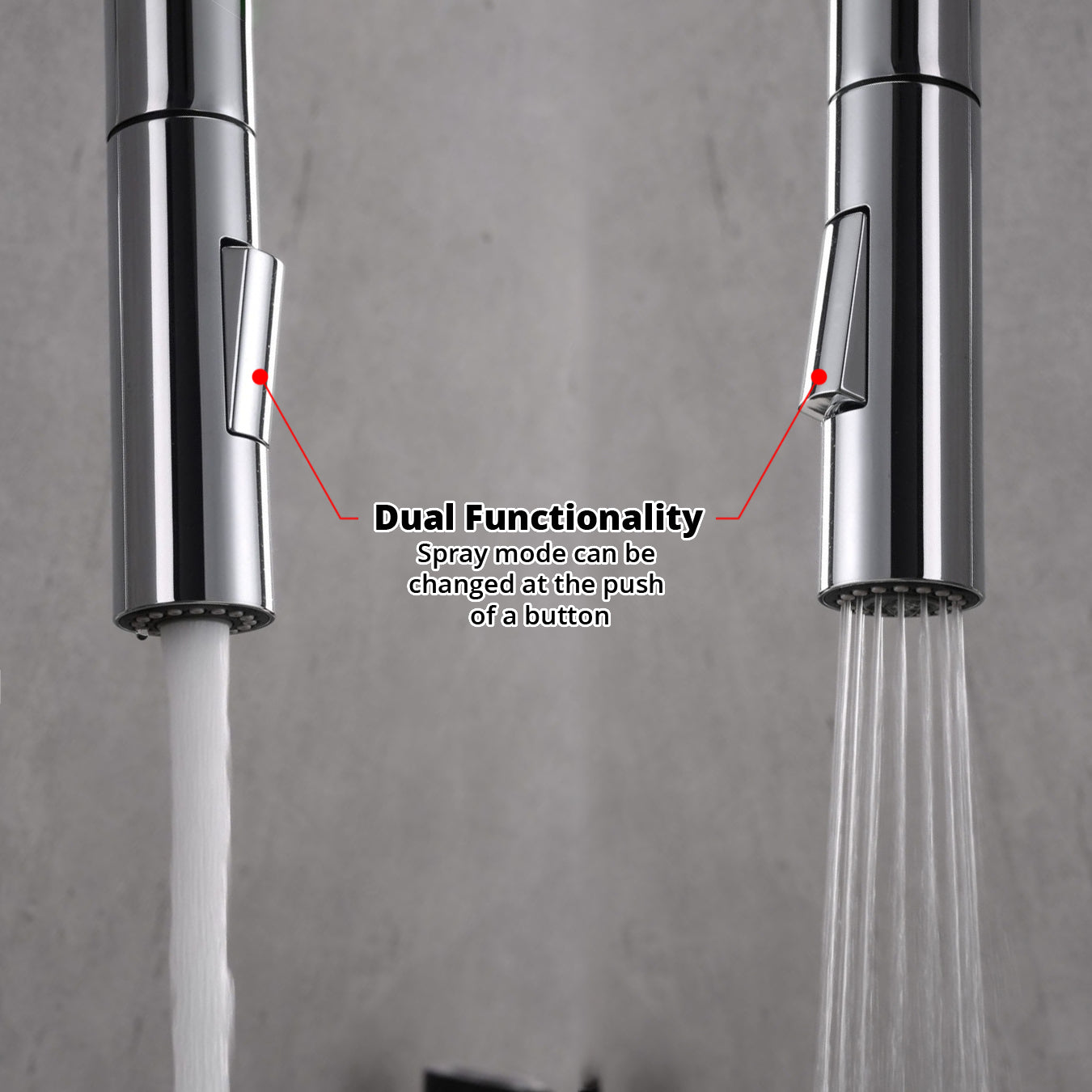 Olivi Brass Single-Handle Pull-Down Spray Kitchen Faucet