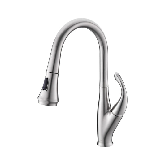 Garbatella Brass Single-Handle Pull-Down Spray Kitchen Faucet