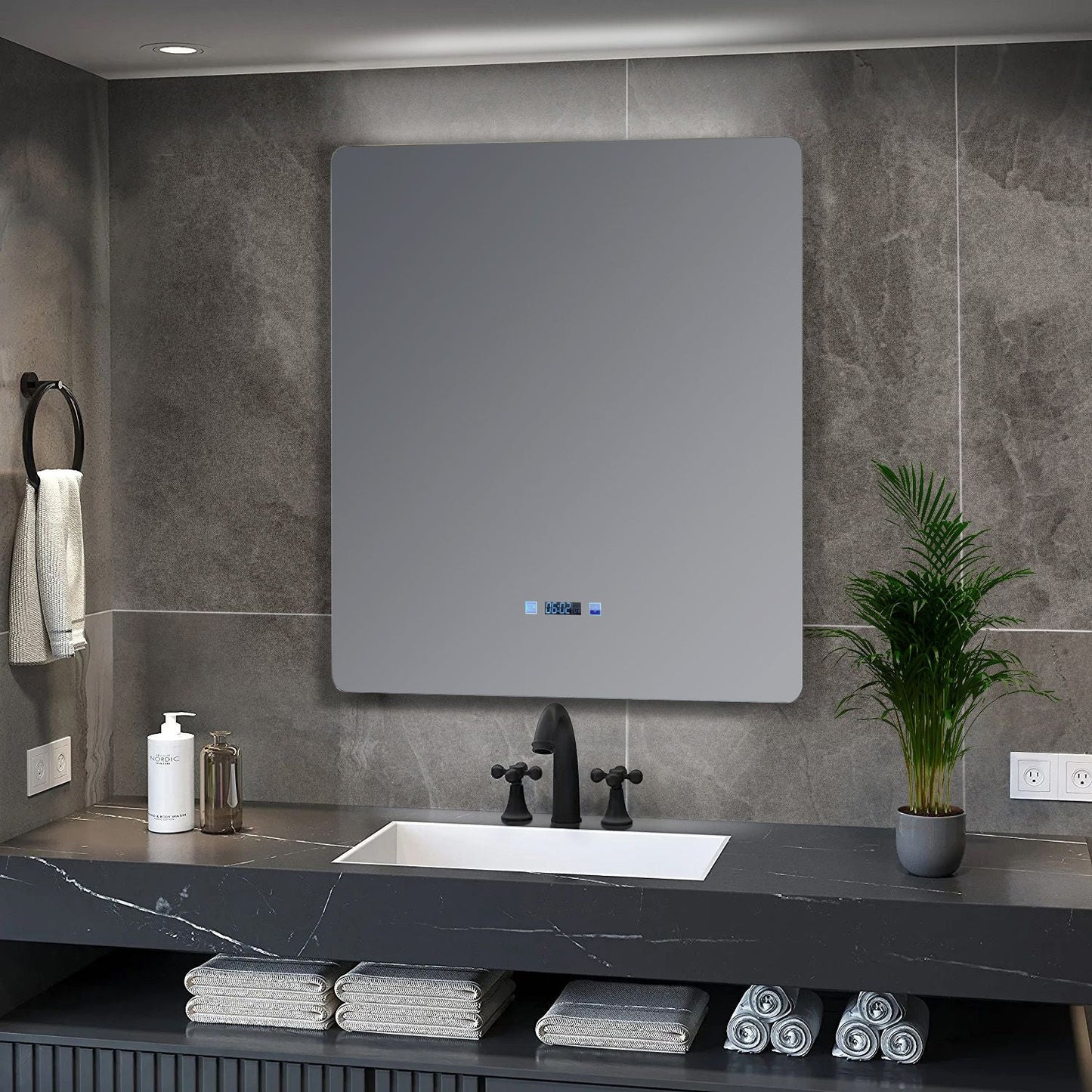 Lugano 30 in. W x 32 in. H LED Bathroom Vanity Mirror