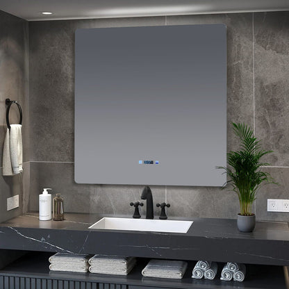 Lugano 36 in. W x 36 in. H LED Bathroom Vanity Mirror