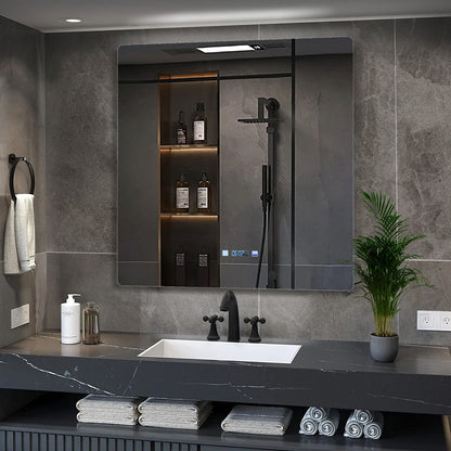 Lugano 36 in. W x 36 in. H LED Bathroom Vanity Mirror