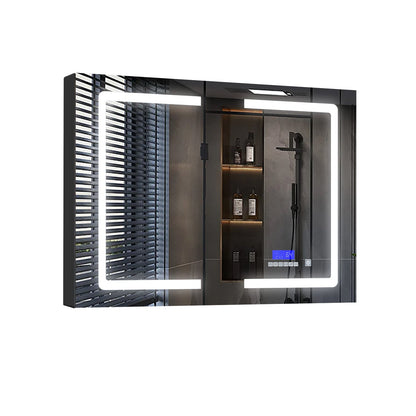 Lesina 40 in. W x 28 in. H Surface-Mount LED Mirror Medicine Cabinet with Defogger
