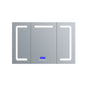 Lesina 48 in. W x 32 in. H Surface-Mount LED Mirror Medicine Cabinet with Defogger