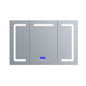 Lesina 60 in. W x 36 in. H Surface-Mount LED Mirror Medicine Cabinet with Defogger