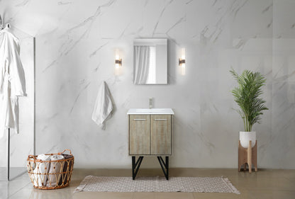 Lancy 24 in W x 20 in D Rustic Acacia Bath Vanity