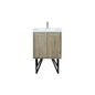 Lancy 24 in W x 20 in D Rustic Acacia Bath Vanity