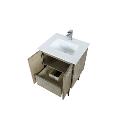 Lancy 24 in W x 20 in D Rustic Acacia Bath Vanity
