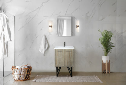 Lancy 24 in W x 20 in D Rustic Acacia Bath Vanity
