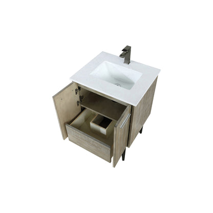 Lancy 24 in W x 20 in D Rustic Acacia Bath Vanity