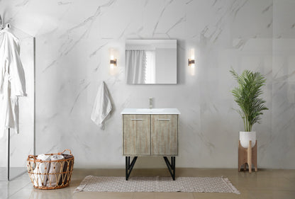 Lancy 30 in W x 20 in D Rustic Acacia Bath Vanity