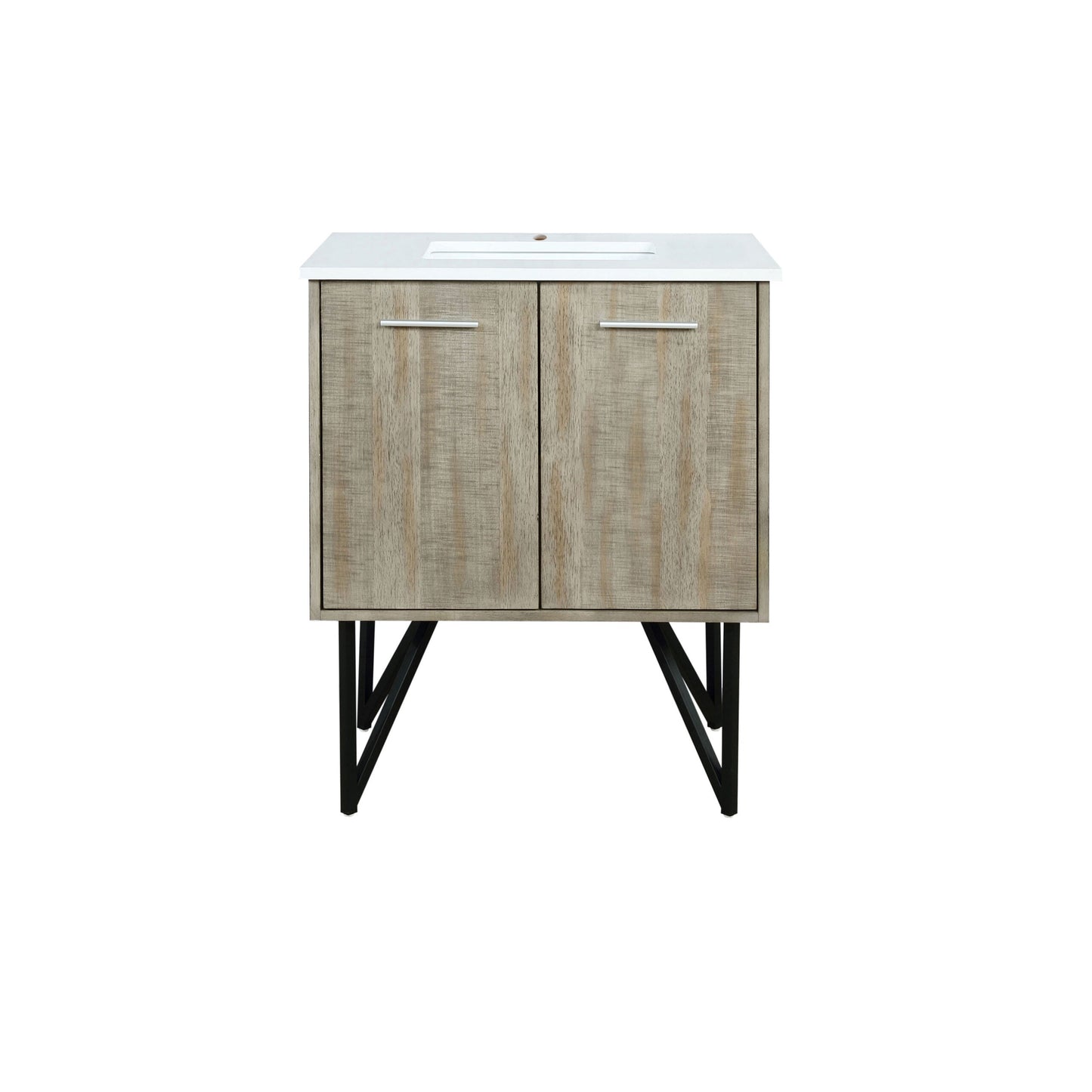 Lancy 30 in W x 20 in D Rustic Acacia Bath Vanity