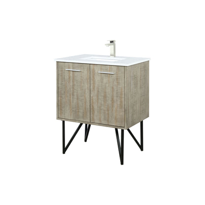 Lancy 30 in W x 20 in D Rustic Acacia Bath Vanity