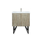Lancy 30 in W x 20 in D Rustic Acacia Bath Vanity