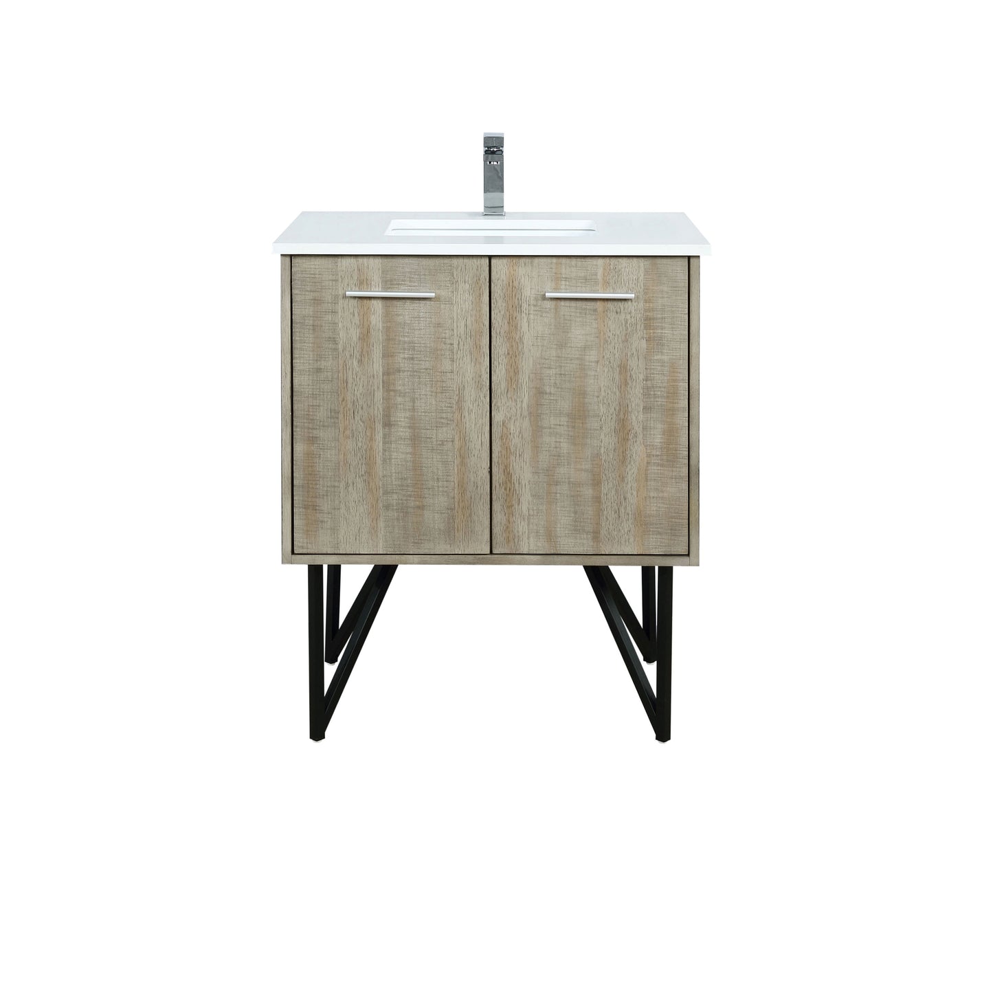 Lancy 30 in W x 20 in D Rustic Acacia Bath Vanity