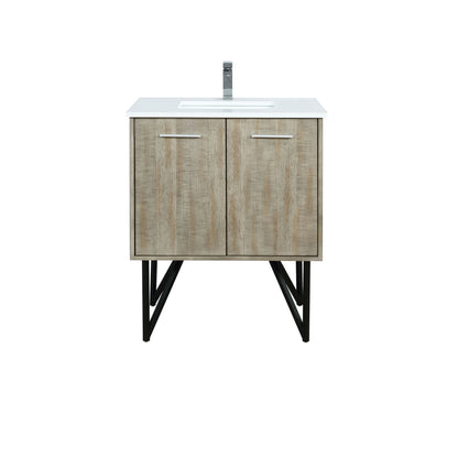 Lancy 30 in W x 20 in D Rustic Acacia Bath Vanity