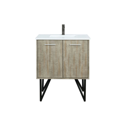 Lancy 30 in W x 20 in D Rustic Acacia Bath Vanity