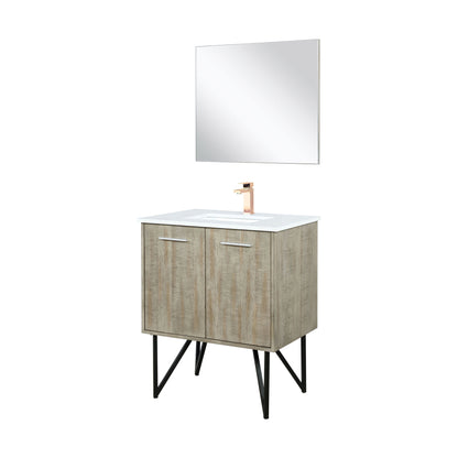Lancy 30 in W x 20 in D Rustic Acacia Bath Vanity