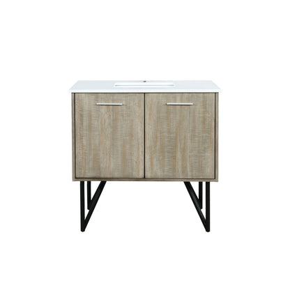 Lancy 36 in W x 20 in D Rustic Acacia Bath Vanity
