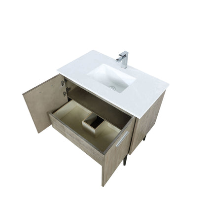 Lancy 36 in W x 20 in D Rustic Acacia Bath Vanity