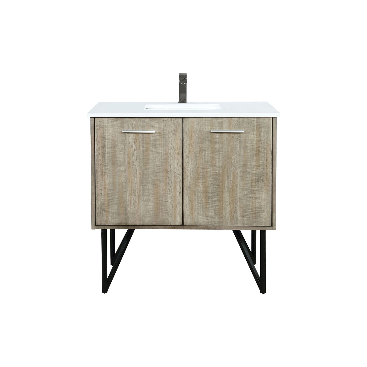Lancy 36 in W x 20 in D Rustic Acacia Bath Vanity