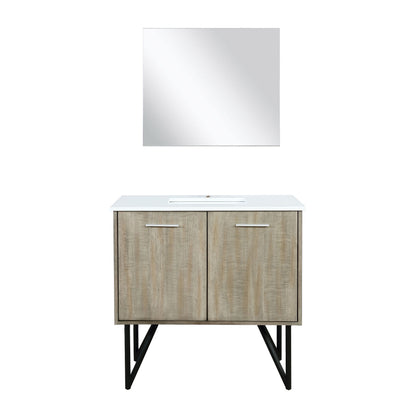Lancy 36 in W x 20 in D Rustic Acacia Bath Vanity