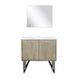 Lancy 36 in W x 20 in D Rustic Acacia Bath Vanity