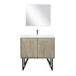 Lancy 36 in W x 20 in D Rustic Acacia Bath Vanity