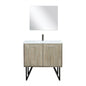 Lancy 36 in W x 20 in D Rustic Acacia Bath Vanity