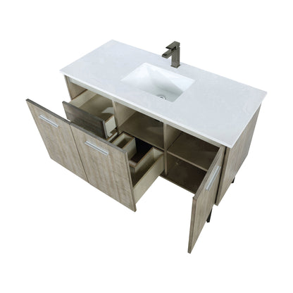 Lancy 48 in W x 20 in D Rustic Acacia Bath Vanity