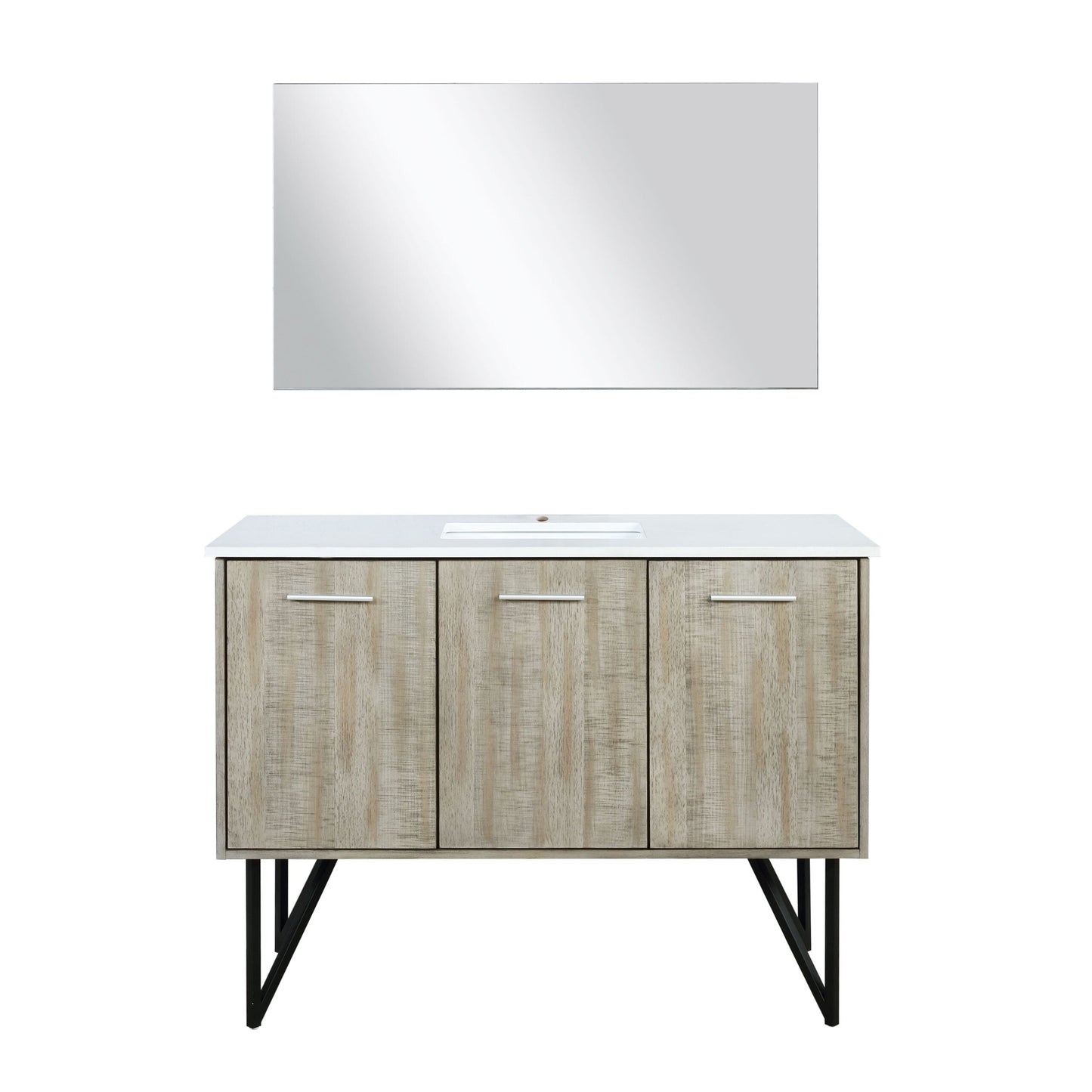 Lancy 48 in W x 20 in D Rustic Acacia Bath Vanity