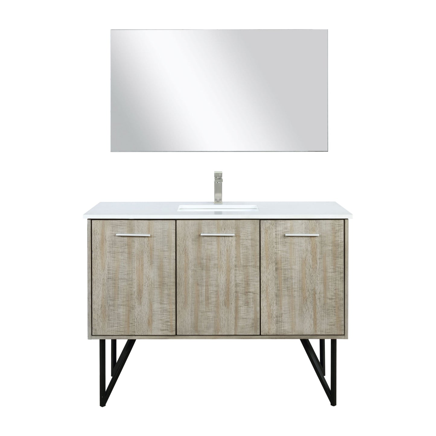 Lancy 48 in W x 20 in D Rustic Acacia Bath Vanity