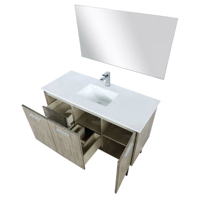Lancy 48 in W x 20 in D Rustic Acacia Bath Vanity