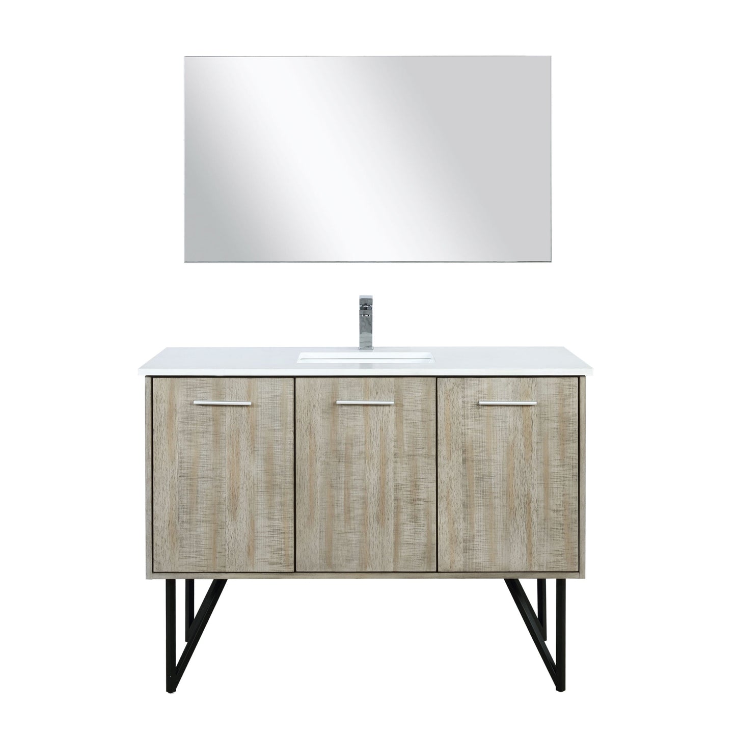 Lancy 48 in W x 20 in D Rustic Acacia Bath Vanity