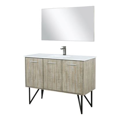 Lancy 48 in W x 20 in D Rustic Acacia Bath Vanity