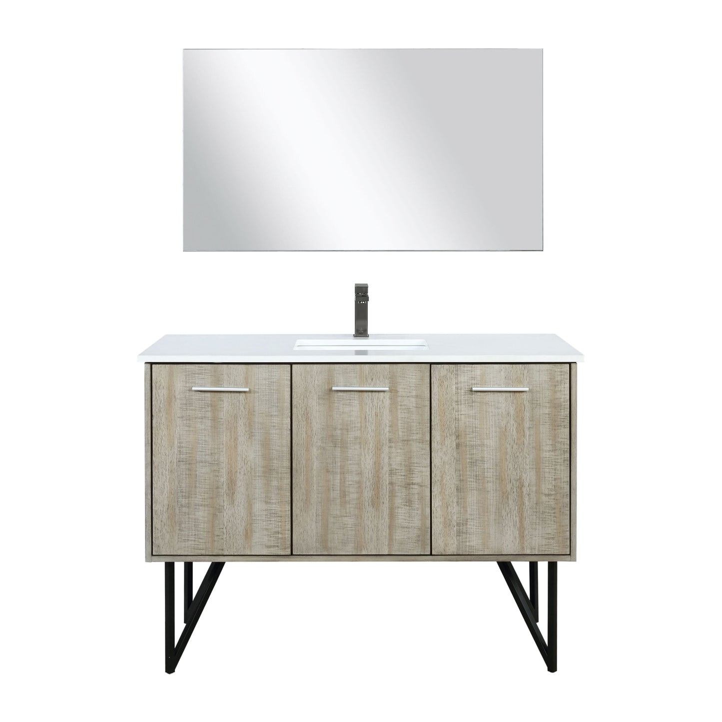 Lancy 48 in W x 20 in D Rustic Acacia Bath Vanity