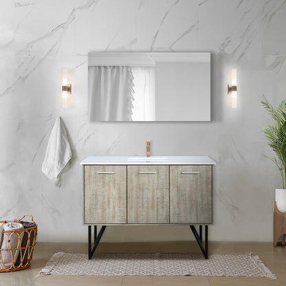 Lancy 48 in W x 20 in D Rustic Acacia Bath Vanity