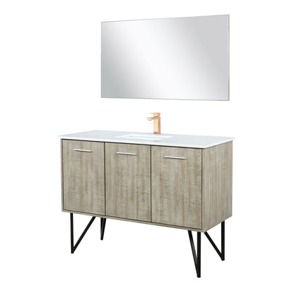 Lancy 48 in W x 20 in D Rustic Acacia Bath Vanity