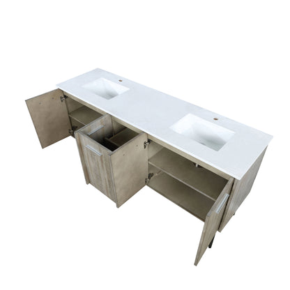 Lancy 72 in W x 20 in D Rustic Acacia Double Bath Vanity