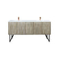 Lancy 72 in W x 20 in D Rustic Acacia Double Bath Vanity