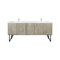 Lancy 80 in W x 20 in D Rustic Acacia Double Bath Vanity